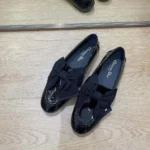 Dior Women Diorissimo Loafer Black Patent Calfskin and Grosgrain