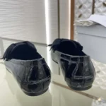 Dior Women Diorissimo Loafer Black Patent Calfskin and Grosgrain