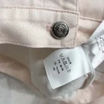 Dior Women Jacket Cotton Denim with Pink Dior Astral Flowers Motif