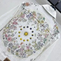 Dior Women Jacket White Cotton Denim with Multicolor Dior Astral Flowers Motif (1)