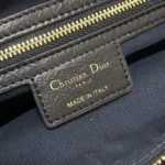 Dior Women Small Grand Tour Bowling Bag Black Crinkled Calfskin