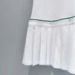 Dior Women Vibe Short Pleated Dress White Cotton Jersey 543R01A4234