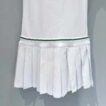 Dior Women Vibe Short Pleated Dress White Cotton Jersey 543R01A4234