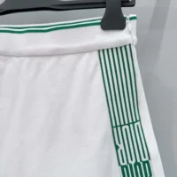 Dior Women Vibe Skort White Cotton Jersey with Pine Green Dior Graphique Motif (1)