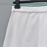 Dior Women Vibe Skort White Cotton Jersey with Pine Green Dior Graphique Motif (1)