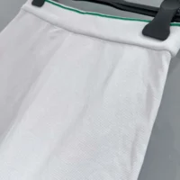 Dior Women Vibe Skort White Cotton Jersey with Pine Green Dior Graphique Motif (1)