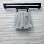 Gucci Women Cotton Jersey Shorts with Embroidery 837934