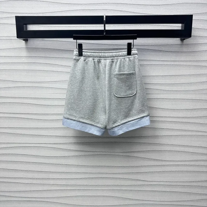 Gucci Damen Baumwolljersey-Shorts mit Stickerei 837934