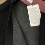 Gucci Men Silk Cotton Cardigan with Intarsia Navy Rib Silk Cotton Knit