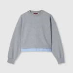 Felpa da donna Gucci in jersey di cotone con ricamo 837933