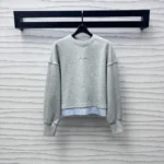 Felpa da donna Gucci in jersey di cotone con ricamo 837933