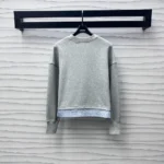 Felpa da donna Gucci in jersey di cotone con ricamo 837933