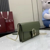 Gucci Women Dionysus Wallet On Chain-Dark Green 8373740GOGT (1)