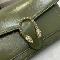 Gucci Women Dionysus Wallet On Chain-Dark Green 8373740GOGT (1)