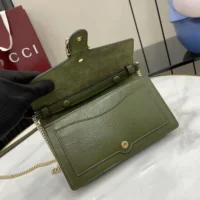 Gucci Women Dionysus Wallet On Chain-Dark Green 8373740GOGT (1)