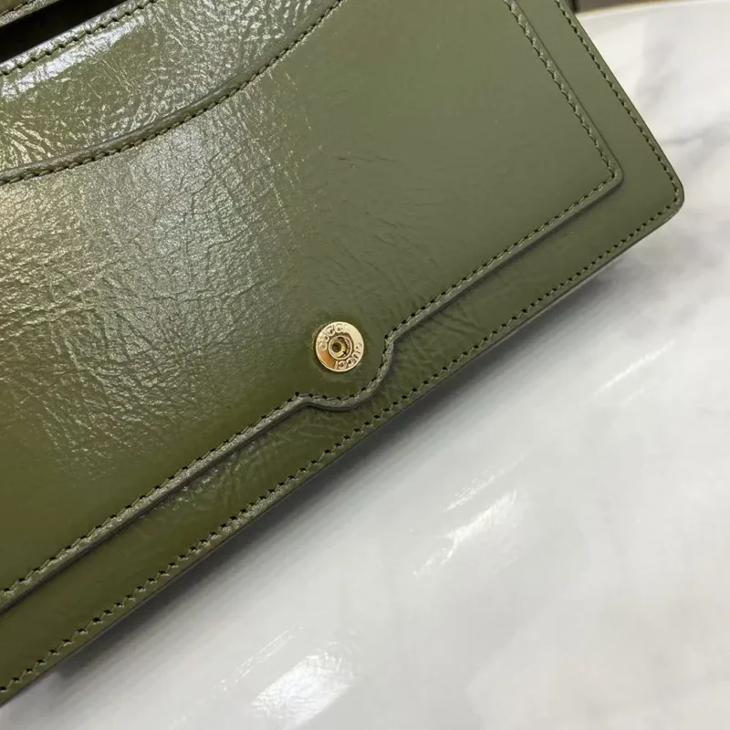 Gucci Women Dionysus Wallet On Chain-Dark Green 8373740GOGT