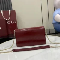 Gucci Women Dionysus Wallet On Chain-Maroon ‎8373740GOGT (1)