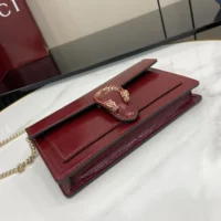 Gucci Women Dionysus Wallet On Chain-Maroon ‎8373740GOGT (1)