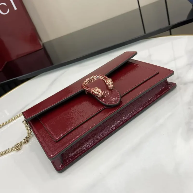 Gucci Women Dionysus Wallet On Chain-Maroon ‎8373740GOGT