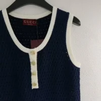 Gucci Women Fine Cotton Crochet Dress 828739XKESV (1)