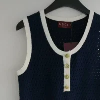 Gucci Women Fine Cotton Crochet Dress 828739XKESV (1)