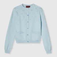 Gucci Women GG Cotton Cardigan 836379XKE024335