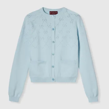 Gucci Women GG Cotton Cardigan 836379XKE024335