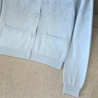 Gucci Women GG Cotton Cardigan 836379XKE024335 (1)