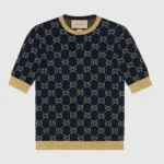 Gucci Women GG Cotton Lamé Top 526759X9W834921