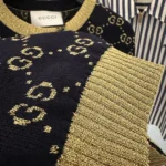 Gucci Women GG Cotton Lamé Top 526759X9W834921