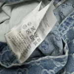 Gucci Women GG Denim Jacquard Jumpsuit 828549 XDDB2