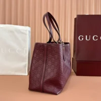 Gucci Women GG Emblem Large Tote Bag 815213AAFDV6207 (1)