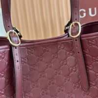 Gucci Women GG Emblem Large Tote Bag 815213AAFDV6207 (1)