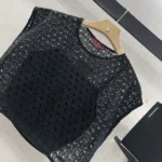 Gucci Women GG Macramé Top 836976ZAS8C1000