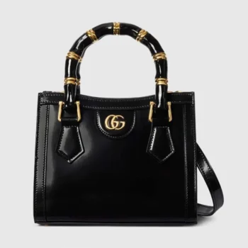 Gucci Women Gucci Diana Small Tote Bag-Black 832936AAEVT