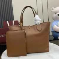 Gucci Women Gucci Totissima Large Reversible Tote Bag-Brown 839112AAFEQ (1)