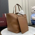 Gucci Women Gucci Totissima Large Reversible Tote Bag-Brown 839112AAFEQ