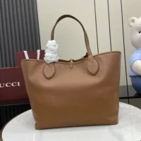 Gucci Women Gucci Totissima Large Reversible Tote Bag-Brown 839112AAFEQ (1)