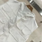 Gucci Women Light Cotton Canvas Gilet with Embroidery 826617 Z8B1S