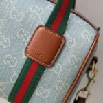 Gucci Women Mini Gg Handbag-Blue ‎859975FAFTZ8661