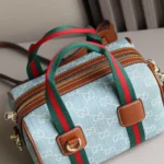 Gucci Women Mini Gg Handbag-Blue ‎859975FAFTZ8661