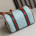 Gucci Women Mini Gg Handbag-Blue ‎859975FAFTZ8661