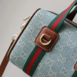 Gucci Women Mini Gg Handbag-Blue ‎859975FAFTZ8661
