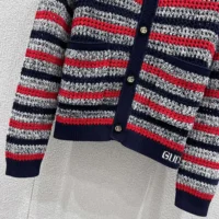 Gucci Women Striped Cotton Cardigan with Intarsia 835983 (1)
