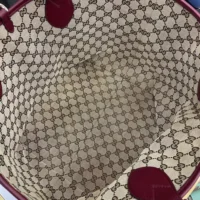 Gucci Women Totissima Large Reversible Tote Bag-Maroon ‎839112AAFEQ (1)