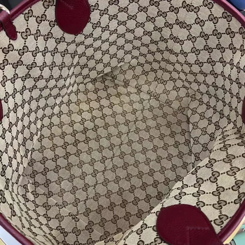 Gucci Women Totissima Large Reversible Tote Bag-Maroon ‎839112AAFEQ