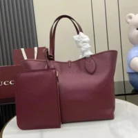 Gucci Women Totissima Large Reversible Tote Bag-Maroon ‎839112AAFEQ (1)