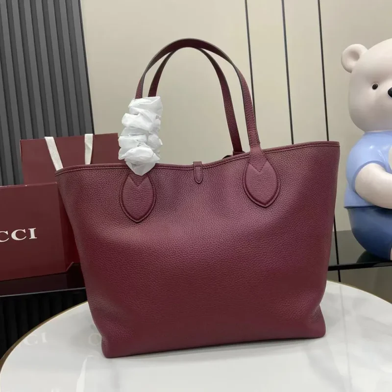 Gucci Women Totissima Large Reversible Tote Bag-Maroon ‎839112AAFEQ