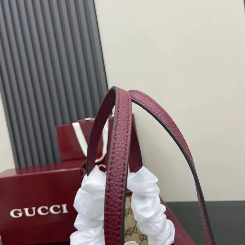 Gucci Women Totissima Large Reversible Tote Bag-Maroon ‎839112AAFEQ