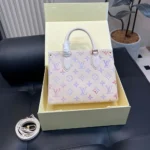 Louis Vuitton LV OnTheGo PM Embossed Grained Cowhide Leather M25770